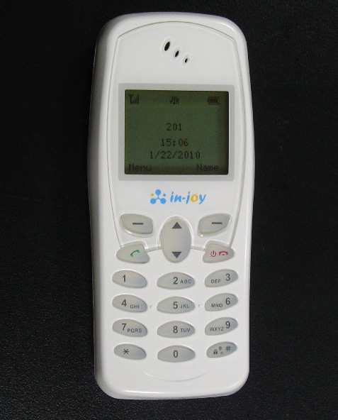 画像: 無線 IP 電話機を使ってみる