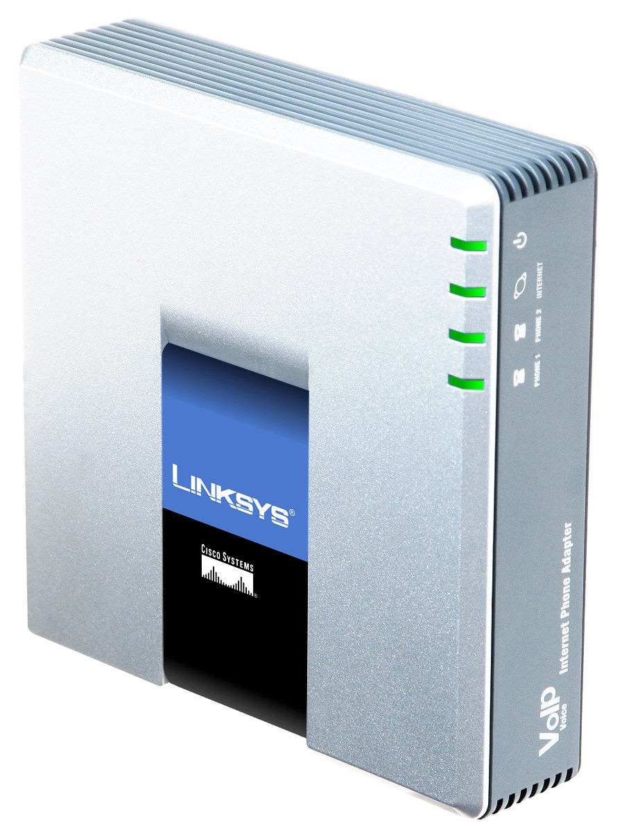 画像: LINKSYS フォーンアダプター、2 FXS port 付き (再生品)